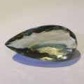 Bild 1 von 17.66 ct  Augenreiner 27.5 x 13.5 mm Brasilien Amethyst / Prasiolith Tropfen