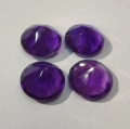 Bild 2 von 12 ct. 4 pieces  round 10 mm Uruquay Amethyst Gems