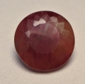 5.65 ct. Orange-red round 13 mm Andesin