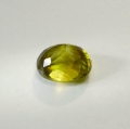 Bild 2 von 2.33 ct.  Klasse ovaler gelblich grüner 8.3 x 6.8 mm Madagaskar Titanit Sphen