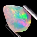 Bild 2 von 1.79 ct  Sehr schöner 11.4 x 9 mm Welo Opal Tropfen mit klasse Flash