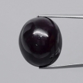 Bild 2 von 74.24 ct. Sehr RAR!! Riesiger 22 x 19 mm Madagaskar Stern- Rhodolith Granat