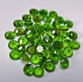 Bild 2 von 3.82 ct. 50 pieces round natural 2.5 mm Chrome Diopside Gems