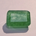 7.55 ct. Prächtiger natürlicher 15 x 10 mm Sambia Smaragd Oktagon