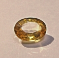 2.11ct. Amazing yellow oval 8.3 x 6.4 mm Tansania Zircon