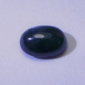 2.75 ct. Dunkelblauer ovaler 9.2 x 6.6 mm Saphire Cabochon