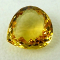 Bild 2 von 15.82 ct. VVS! Fascinating Gold Yellow 17.4 x 16.6 mm Pear Facet Citrine, Brazil