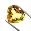 Bild 2 von 13.91 ct VVS! Bezauberndes Goldgelbes 16.7 x 15.1 mm Brasilien Citrin Herz