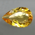 13.01 ct  Feiner unbeh. Goldgelber 20.7 x 14 mm Brasilien Citrin Tropfen