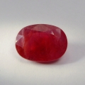 Bild 1 von 2.65 ct.  Toller orange roter ovaler 10 x 7.2 mm Songea Saphir