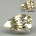 Bild 1 von 0.90 ct.  Unbehandelter hellgrüner 7.8 x 4.7 mm Türkei Diaspor Tropfen