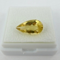 2.79 ct. VS! Nice Pear Facet 13.3 x 7.1 mm Brazil Gold Beryll