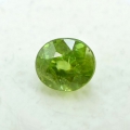 Bild 2 von 1.65 ct.  Grüner ovaler 6.9 x 6.0 mm Titanit Sphene Edelstein