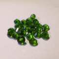 Bild 2 von 2 ct. 25 Stück runde natürliche  2.5 mm Chrom Diopsid Edelsteine