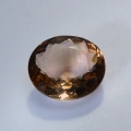 Bild 1 von 2.70 ct. Natürlicher orangebrauner ovaler 9 x 10 mm Mosambik Turmalin