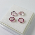 Bild 2 von 2.10 ct. 4 Stück unbeh. ovale Light Pink Mosambik Turmaline