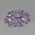 10.01 ct 30 Stück wunderschöne 4 x 4 mm Karree Facette Brasilien Amethyst Edelst