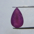 Bild 1 von 3.00 ct. Untreated Red 10.8 x 6.8 mm Pear Facet  Ruby