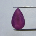 Bild 1 von 3.00 ct. Unbehandelter roter  10.8 x 6.8 mm Rubin Tropfen