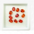 2.23 ct. 10 pcs noble oval Top Orange 4 x 3 mm Tanzania Sapphire Gems