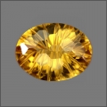 15.15 ct. VVS ! Schöner ovaler 20 x 15 mm Brasilien Citrin