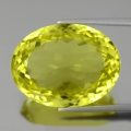 25.58 ct.  Bezaubernder ovaler Lemongelber  21 x 16 mm Brasilien Lemon Citrin