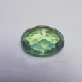 Bild 2 von 6.16 ct. Untreated green oval 13.6 x 10.4 mm Brazil Apatite