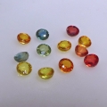 Bild 2 von 3.63 ct. VS! 12 Stück runde 3.5 mm Multi Color Songea Saphire