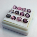 5.33 ct. 12 pieces of natural oval 5 x 4 mm Burma Spinel Gemstones