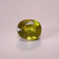 2.33 ct.  Klasse ovaler gelblich grüner 8.3 x 6.8 mm Madagaskar Titanit Sphen