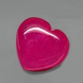17.51 ct. Large nat. Top Pink Red 17.4 x 16.4 mm Heart Facet Ruby
