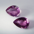 Bild 1 von 2.10 ct. VS! Beatiful Pair Pink Violet 7.2 x 4.9 mm Rhodolite Garnet