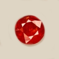 Bild 1 von 2.80 ct. Orange-roter runder 8.2 mm Spessartin Granat