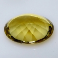 Bild 2 von 23.96 ct. Goldgelber ovaler 22.1 x 16.2 mm Brasilien Citrin