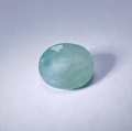 0.95 ct. Gentle bluish green oval 7 x 5.8 mm Madagaskar Grandidierite