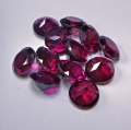 Bild 2 von 7.90 ct. 12 pieces noble Pink- Violet 5 mm Rhodolite Garnet Gems