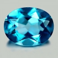 1.99ct. VVS! Bezaubernder ovaler 9.1 x 7 mm London Blue Topas