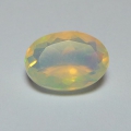 Bild 2 von 2.63 ct. Oval faceted 12 x 8.5 mm Ethiopia Multi Color Opal