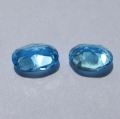Bild 2 von 2.00 ct. Schönes Paar 7 x 5 mm Brasilien Sky Blue Topas Edelsteine