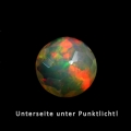 Bild 3 von 1.10 ct. Noble faceted  round 8 mm Multi-Color Ethiopia Opal