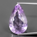 10.71 ct  Sehr schöner großer unbeh. 21.3 x 13 mm Brasilien Amethyst Tropfen