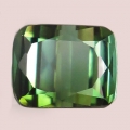 Bild 1 von 2.35 ct VVS. Neon-Grüner 7.4 x 6 mm Nigeria Turmalin