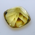 Bild 2 von 23.00 ct.  Goldgelber 18.1 x 18.1 mm Brasilien Cushion Citrin