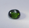 Bild 2 von 2 ct. Waldgrüner  ovaler 8 x 7.5 mm Mosambik Turmalin