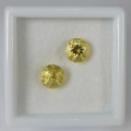 1.65 ct. VS / VVS! Beautiful Pair of round Cut Brazilian Gemstones