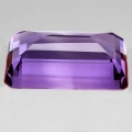 Bild 2 von 29.3 ct  VVS! Klasse unbeh. 25 x 14 mm Oktagon Uruguay Amethyst