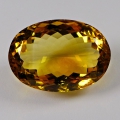 47.29 ct. VVS! Großer Top Orange Gelber 28.5 x 20.1 mm Brasilien Citrin