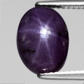 7.37 ct. RAR ! Unbehandelter 10.2 x 9 mm Indien 6- Star Stern Rubin