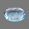 Bild 2 von 12.45 ct. VVS ! Schöner ovaler 17 x 11 mm Brasilien Sky Blue Topas