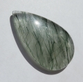 43.79 ct ct. Huge 40 x 26 mm Nigeria Prehnit Pear 